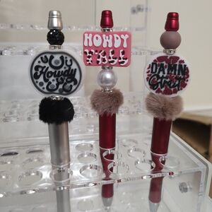 Colorful Animal Bead Pens Set